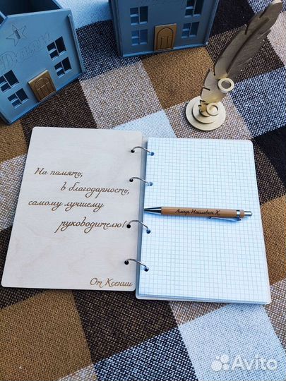 Блокнот (ежедневник ) из фанеры, дерева