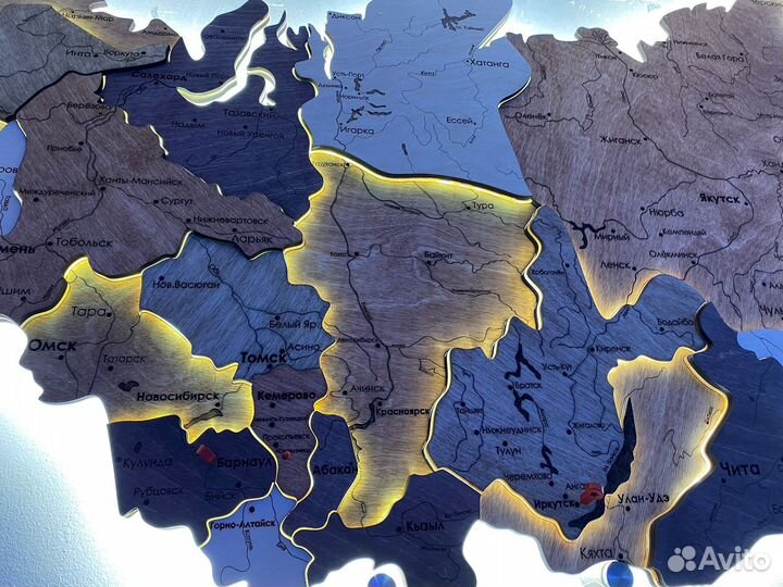 Карты настенные