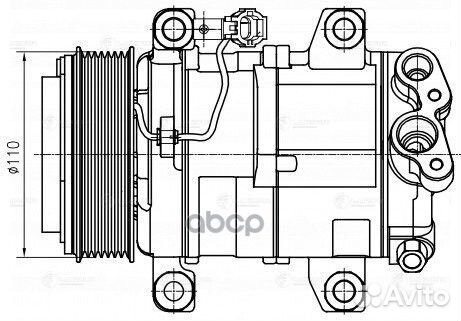 Компрессор кондиционера infiniti QX56 /QX80 (13