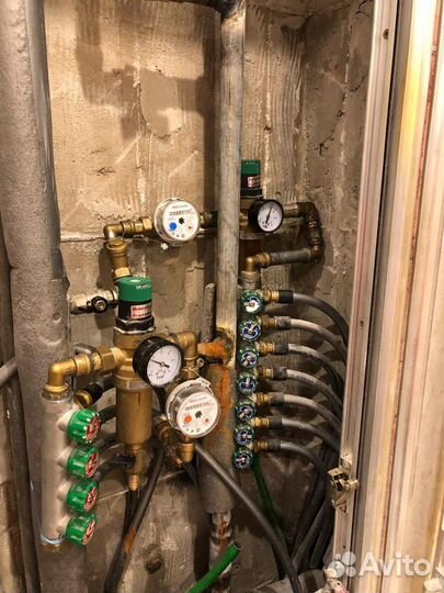 Замена, установка счетчиков воды