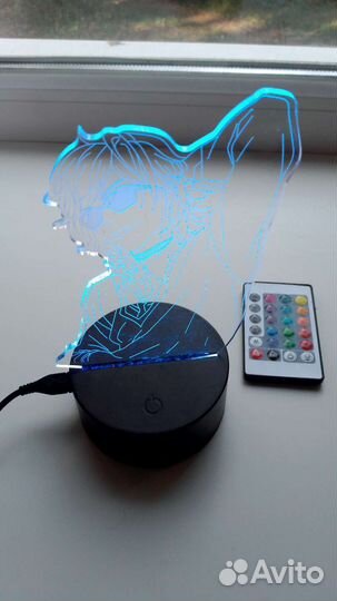3D ночник.Лампа.Аниме.Аято Юри
