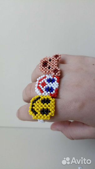 Колечки из бисера