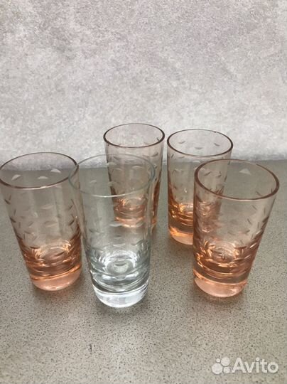 Набор рюмок времен СССР