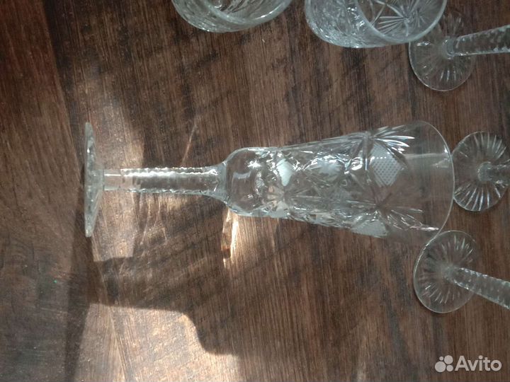 Бокалы и стопки хрусталь СССР