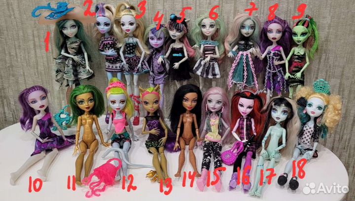Куклы монстер хай, monster high