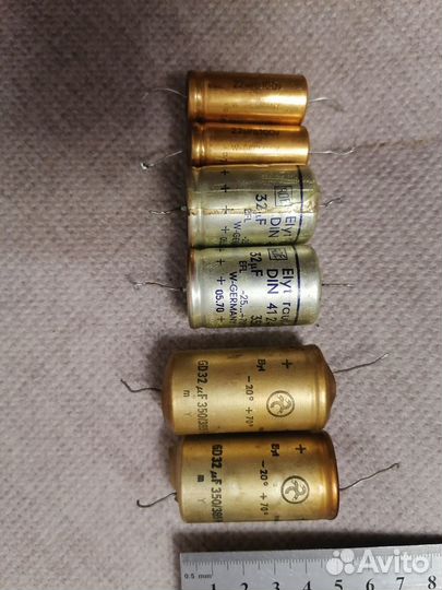 Старые винтажные немецкие конденсаторы