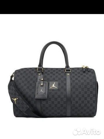 Сумка Jordan Monogram Duffle Bag Чёрная, оригинал