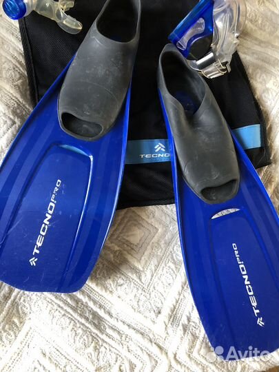 Ласты детские, маска с трубкой