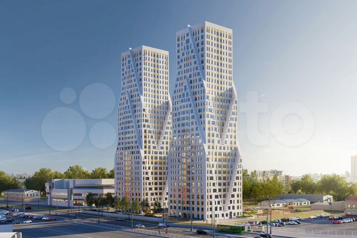 2-к. квартира, 57,7 м², 23/31 эт.