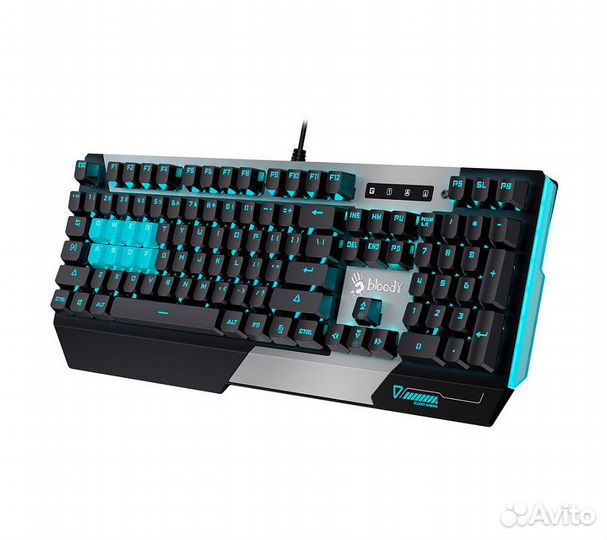 Механическая клавиатура A4Tech Bloody B865, серый