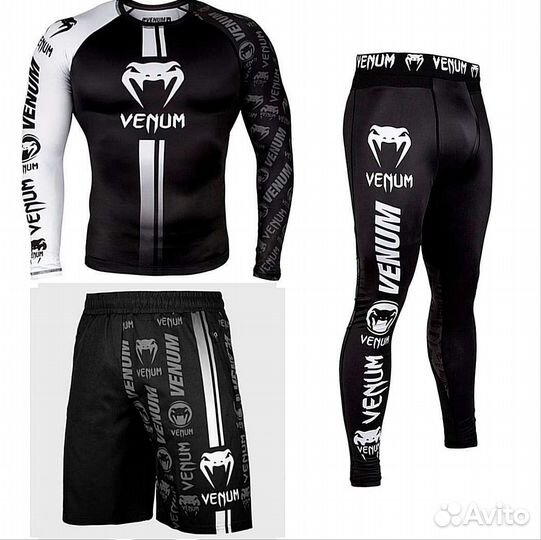 Рашгард шорты тайтсы 3 в 1