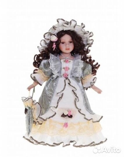 Фарфоровая Кукла Жанна, H40см, Remeco CoLection