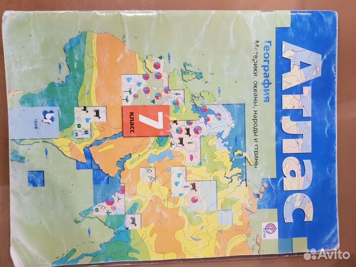 Атлас по географии 7 класс