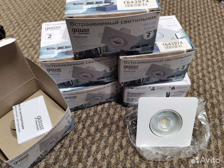Софит gauss 6w