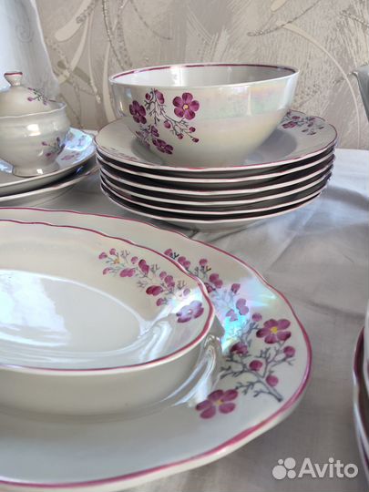 Сервиз столовый 6 персон «Перламутр»