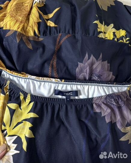 От плеча 116 см. Платье 52 р. Англия, эластичное