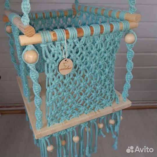 Детские качели ручной работы