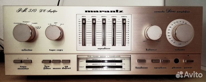 Усилитель marantz pm 510. Япония. 1982 год