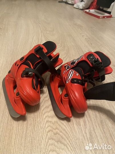 Коньки детские раздвижные 27 30