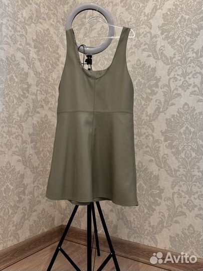 Кожаный сарафан s