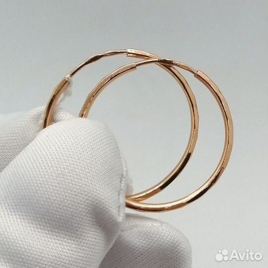 Золотые серьги