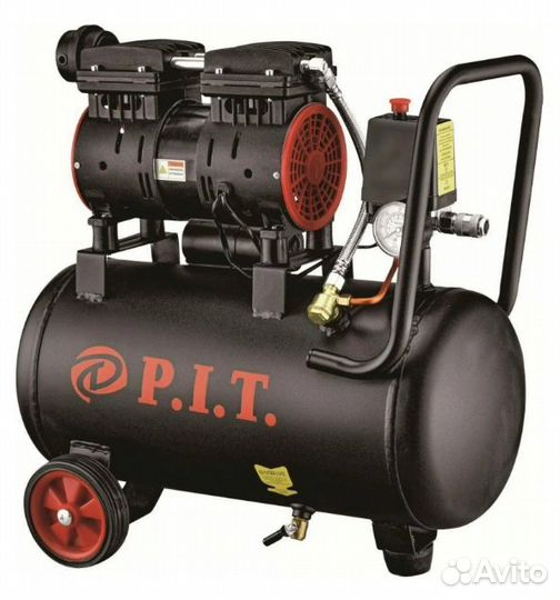 Компрессор поршневой безмасляный P. I. T. PAC24-C1