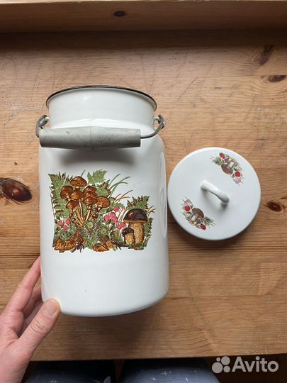 Бидон СССР с крышкой. 3 литра