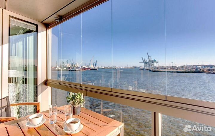 Безрамное остекление раздвижной системой