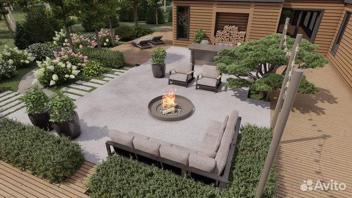 3D визуализация, дизайн - архитектура, ландшафт