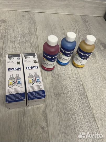 Чернила для принтера epson