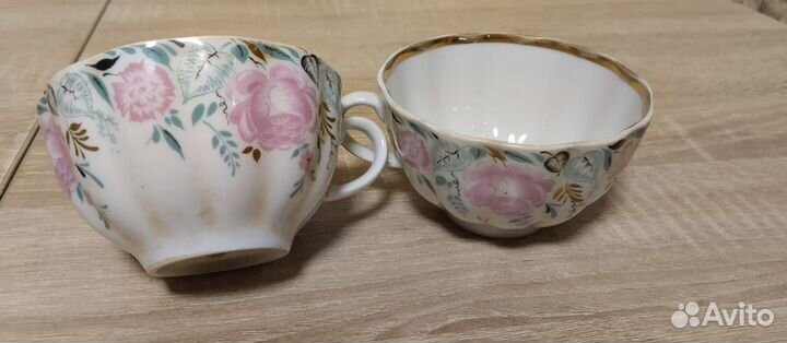 Чайные чашки и блюдце лфз