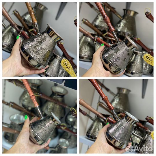 Турка для кофе медная