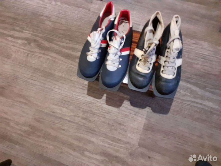 Лыжи с ботинками СССР