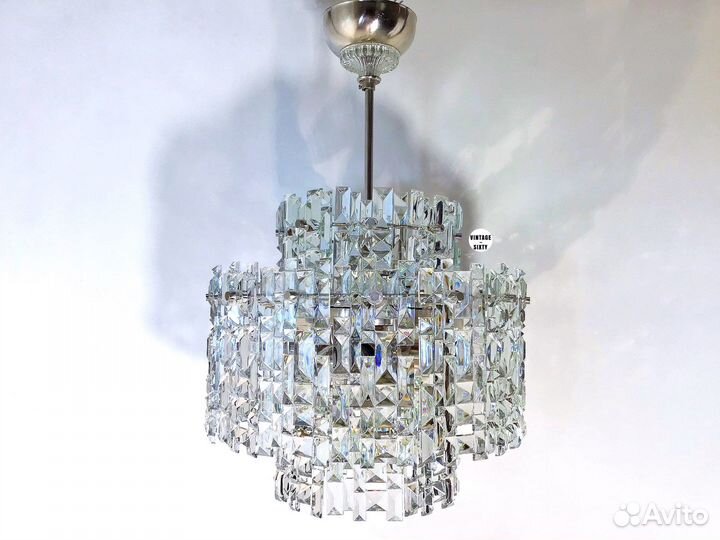 Люстра хрустальная большая, ссср, 80-е гг