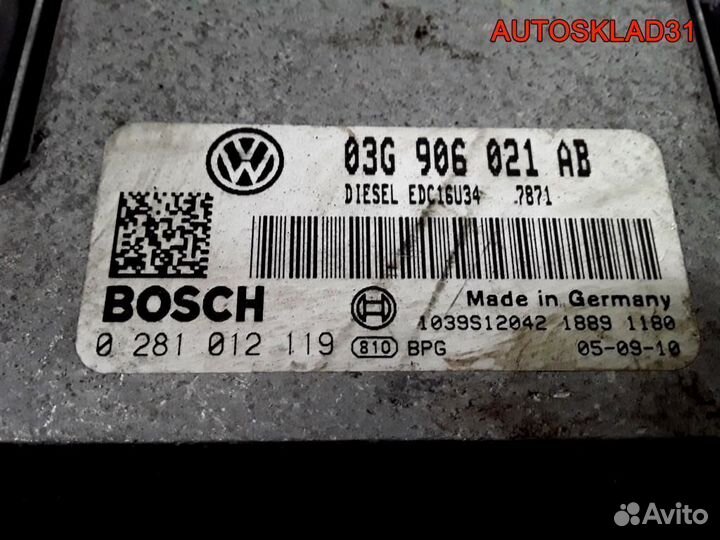 Эбу Volkswagen Passat B6 2,0 тди 03G906021AB