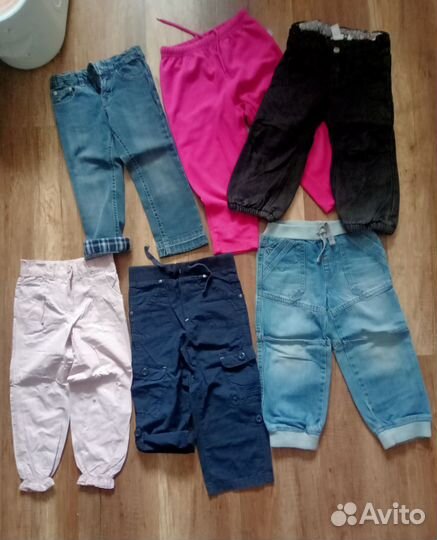 Вещи пакетом на девочку на рост 92 98см