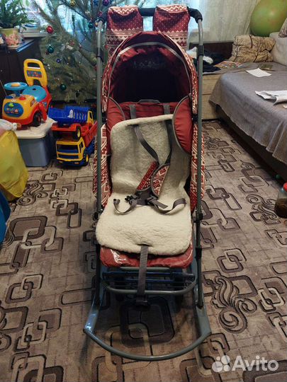 Коляска санки