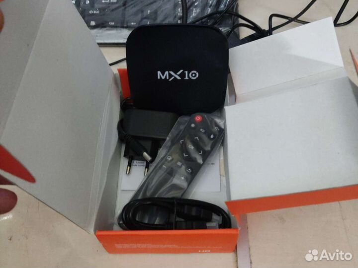 TV приставка MX 10 128Gb, Android тв+кино+FM