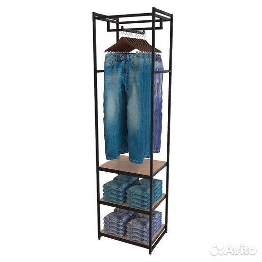 Стеллаж для одежды A2260-10-чдс 220х60х45