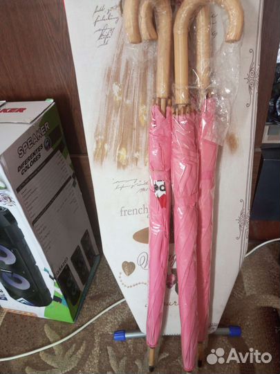 Зонт новый, трость