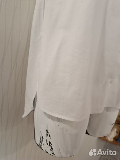 Женская хлопковая летняя рубашка 46 48 р Турция