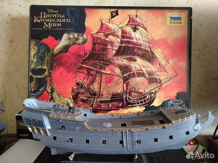 Конструктор пиратский корабль Чёрная жемчужина