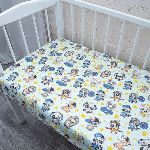 Новая простынь на резинке детская