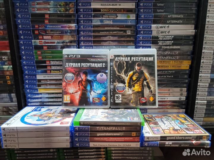PS3. InFamous 1 + 2. Лот для Авито доставки