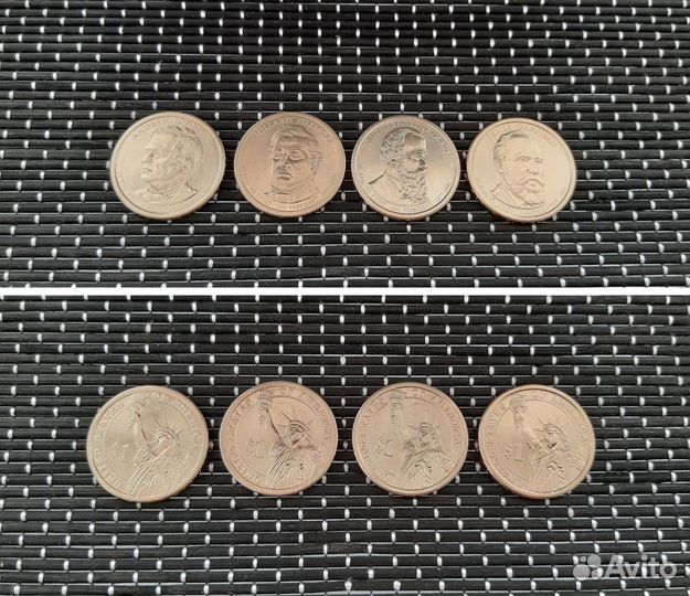 Монеты США 25 центов Штаты и Национальные парки