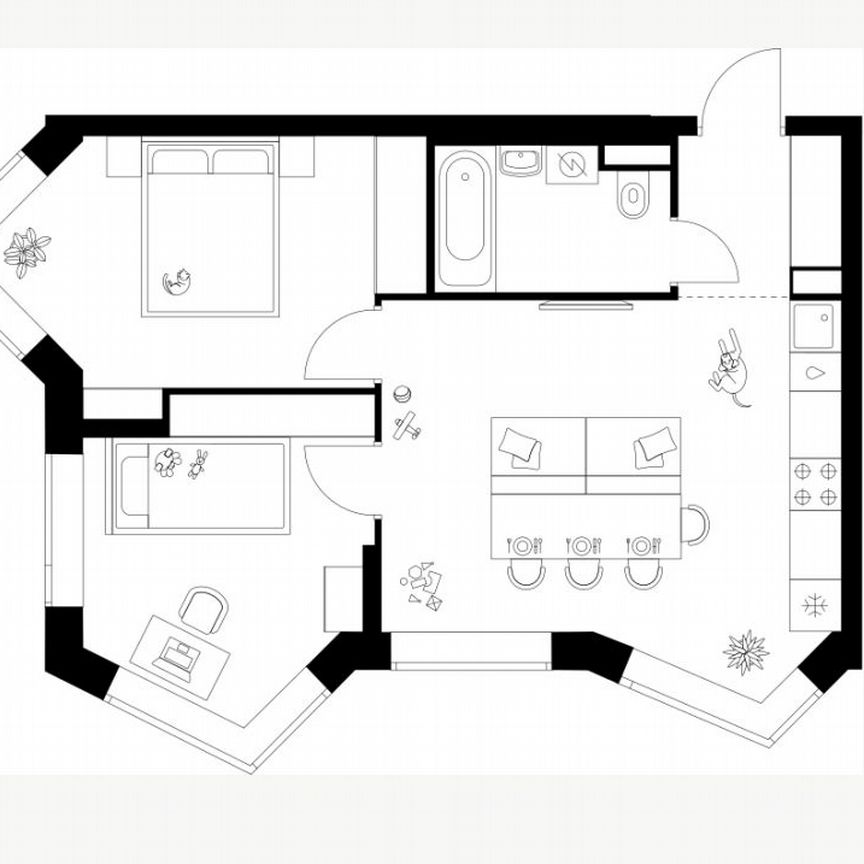 2-к. квартира, 52,7 м², 17/31 эт.