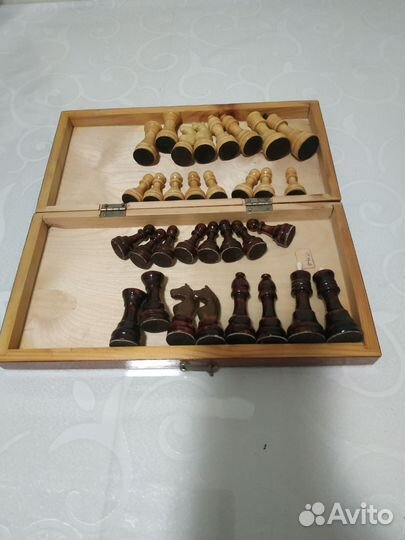 Набор шахмат с шахматной доской СССР