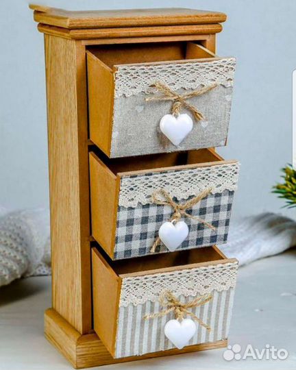 Подарочная Шкатулка с 3 ящиками