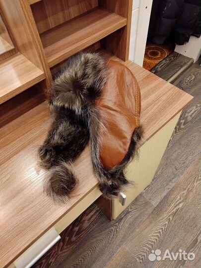 Шапка ушанка натуральный мех женская