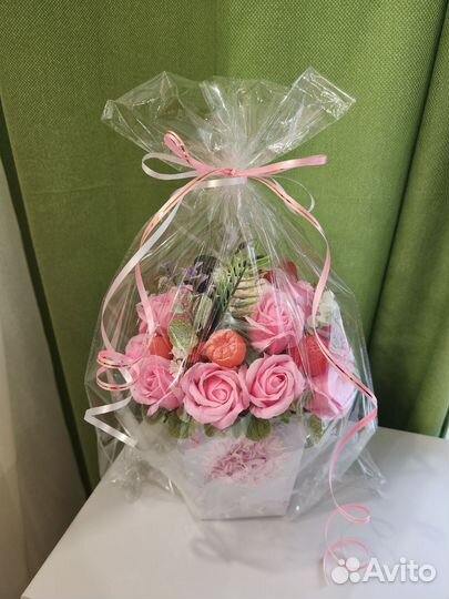 Букет цветов из мыла ручной работы